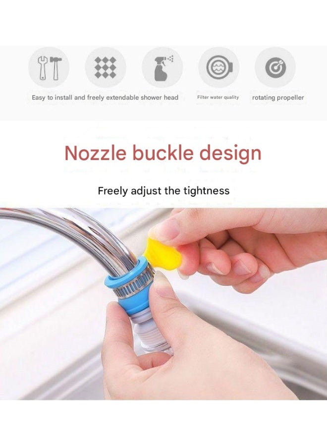 3 Pcs Faucet Filter Set - Water Faucet Extenders 360 Rotating, Adjustable Water Purifier for Sink , Easy to Install and Store, Reduce Water Waste, Good for Kitchen and Bathroom - Image 5